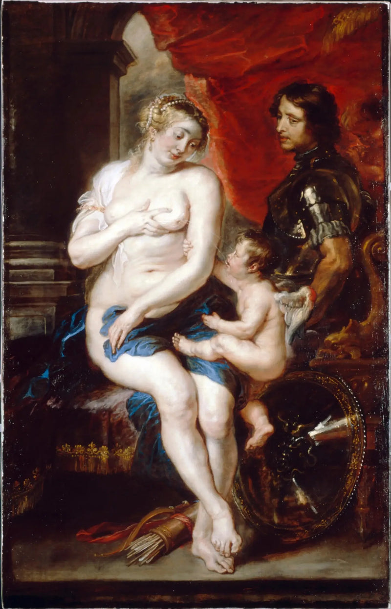 Vênus, Marte e Cupido - Peter Paul Rubens