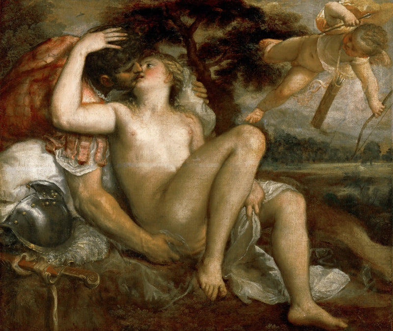 Vênus, Marte e Cupido - Titian