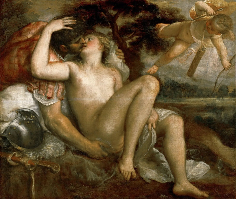 Vênus, Marte e Cupido - Titian