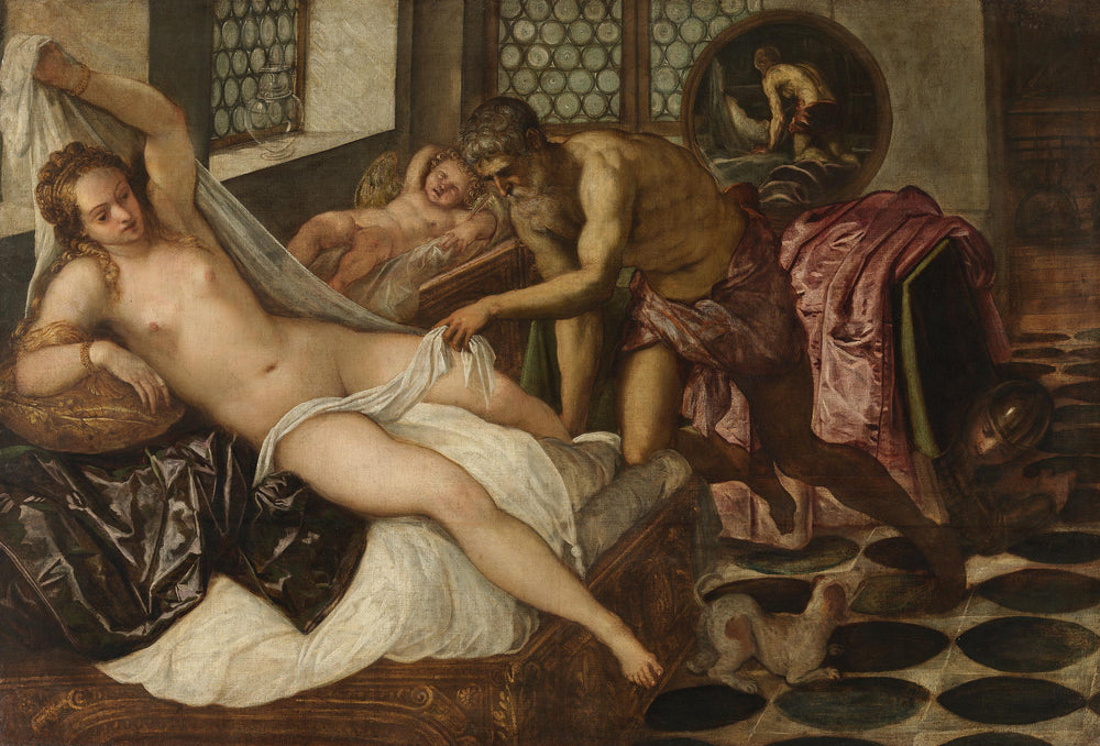 Vénus, Mars et Vulcain - Jacopo Tintoretto image 1 copie de tableau peinte à la main