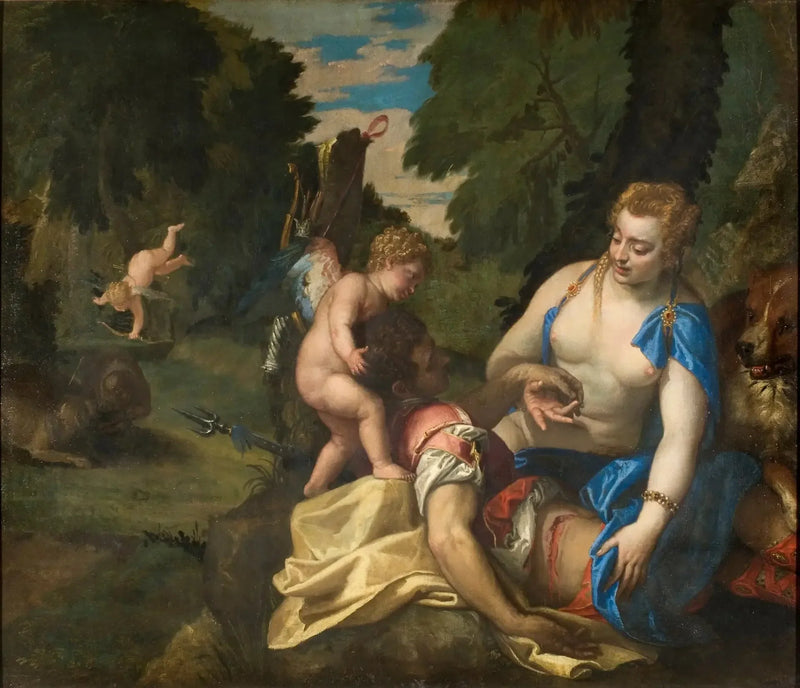 Vênus chorando Adônis - Paul Véronèse