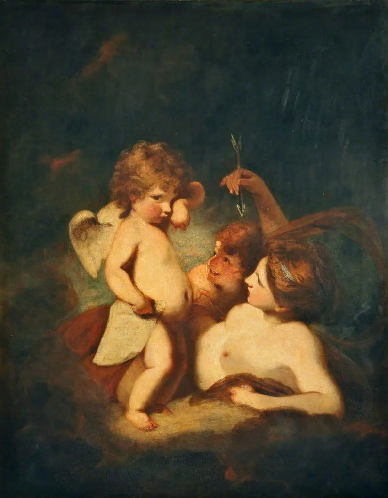 Vênus repreende Cupido por aprender a jogar contas - Joshua Reynolds