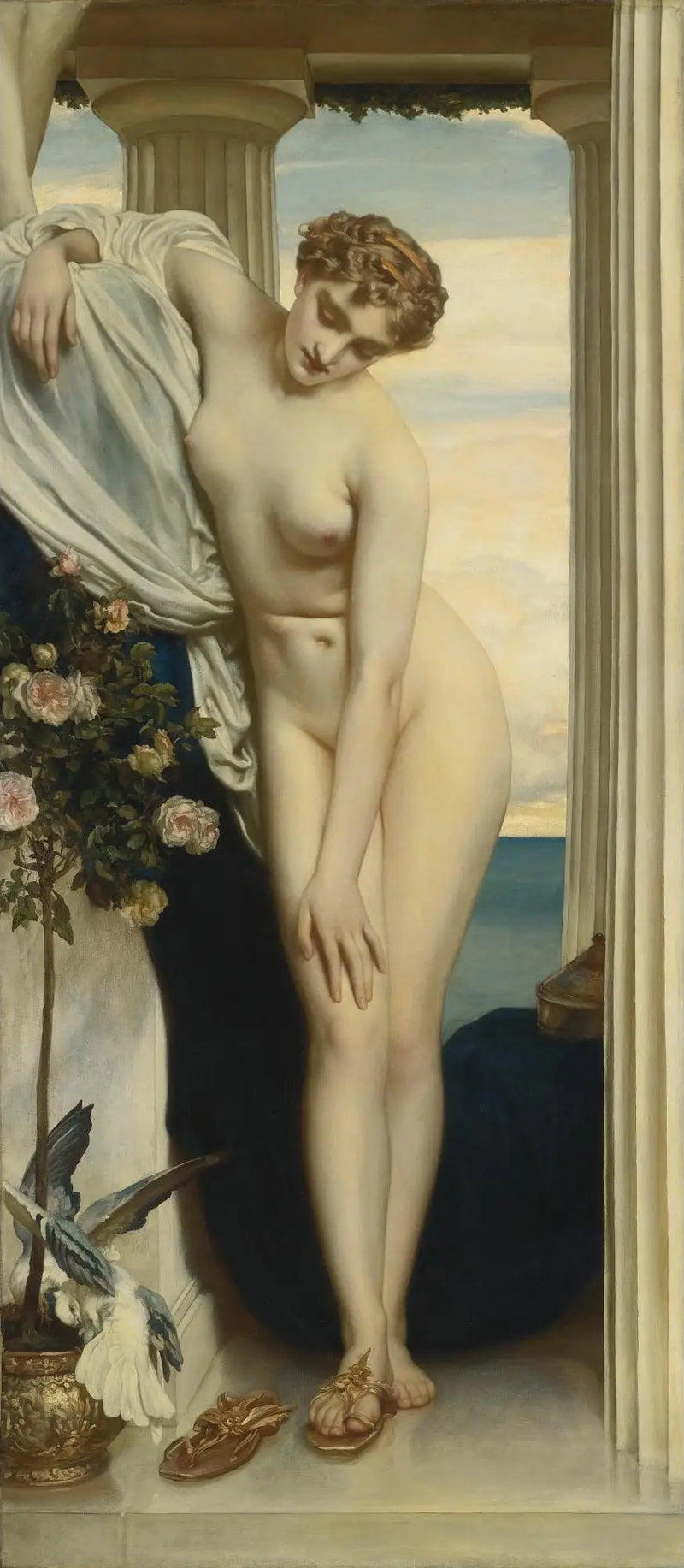 Vênus se despindo para o banho - Frederic Leighton