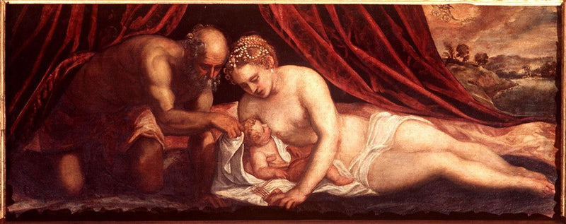 Vênus, Vulcano e Cupido - Jacopo Tintoretto