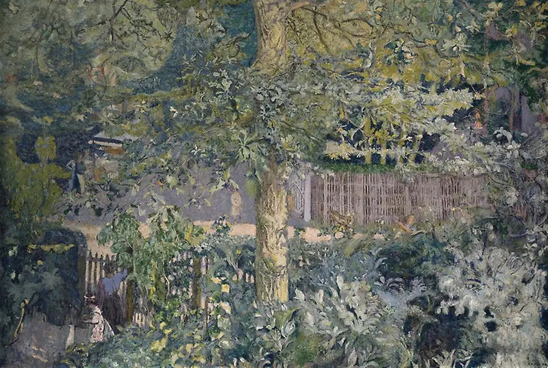 Verdura (Folhagem. Carvalho e vendedor de frutas) - Édouard Vuillard