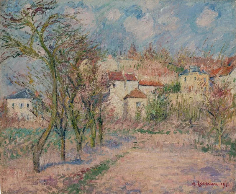 Verger em Hérouville (Seine-et-Oise) - Gustave Loiseau