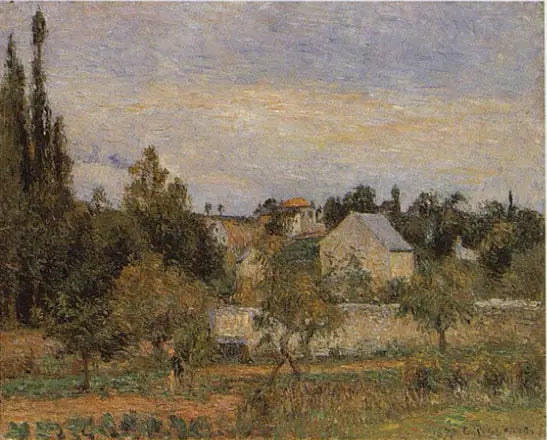 Pomar no Hermitage, Pontoise - Camille Pissarro