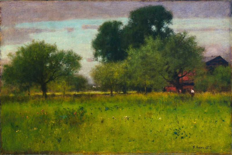 pomar de macieiras - George Inness