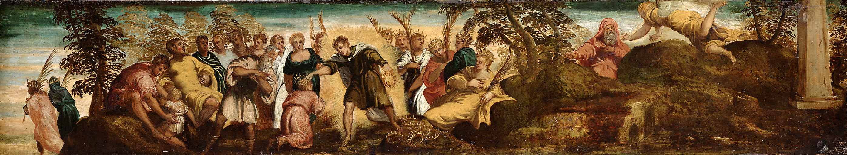 Verheissung an David von der ewigen Dauer seines Hauses - Jacopo Tintoretto image 1 copie de tableau peinte à la main