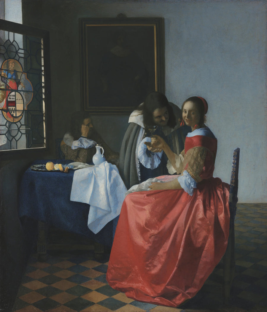 A Menina com o Copo de Vinho - Johannes Vermeer