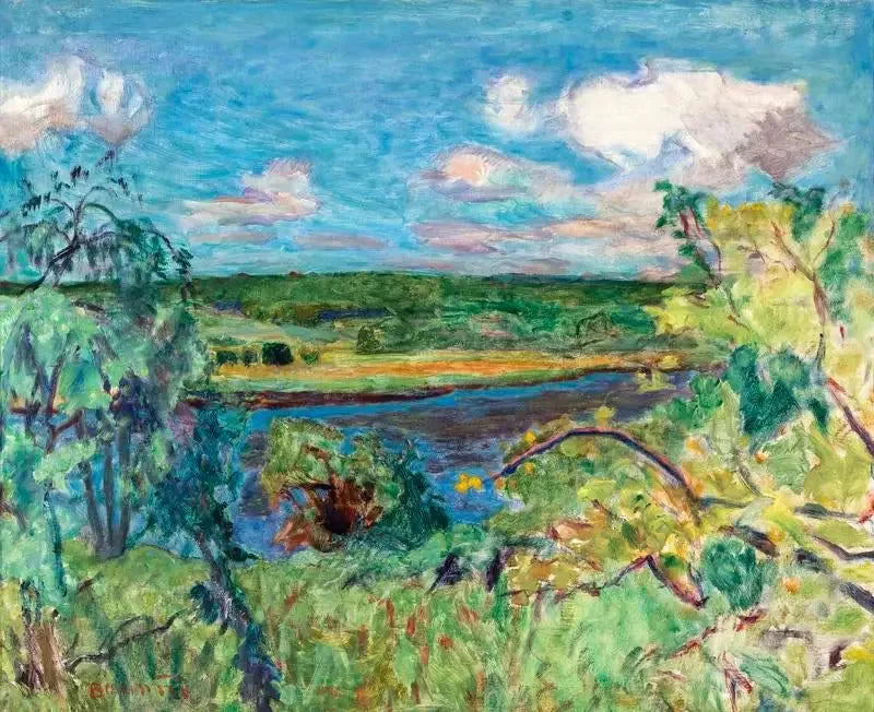 Vernonnet, paisagem perto de Giverny - Pierre Bonnard