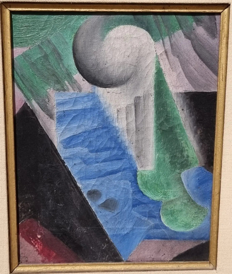 Copo de cerveja e baralho - Juan Gris