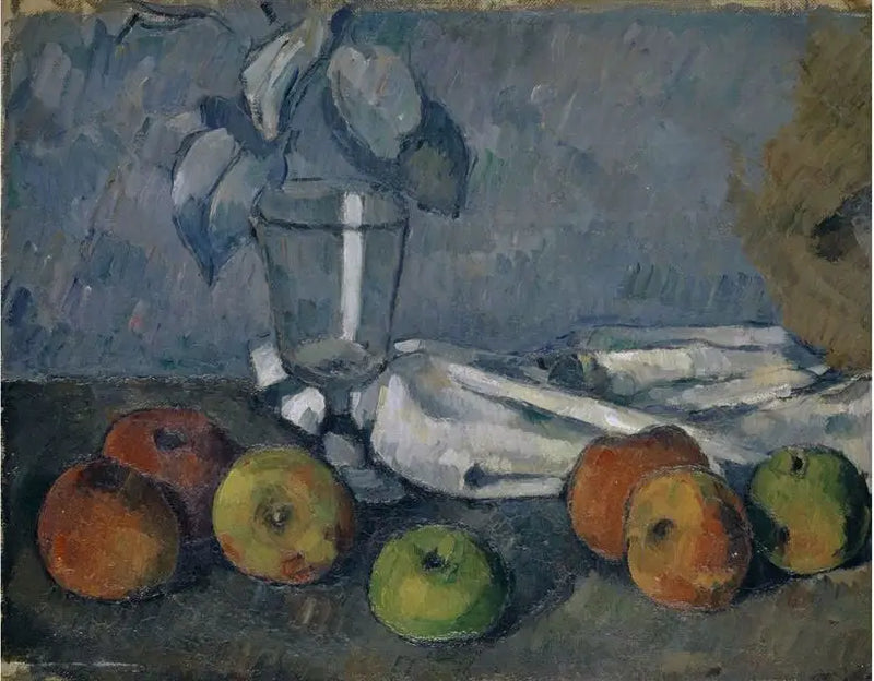 Vidro e maçãs - Paul Cézanne