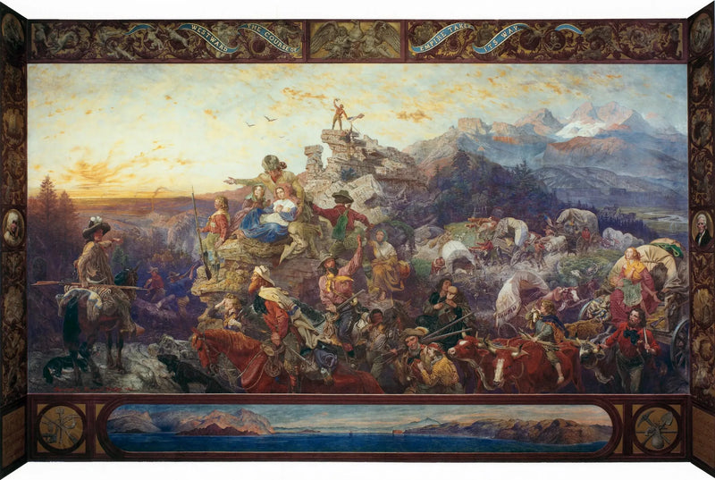 Para o Oeste, o Império continua seu caminho - Emanuel Leutze
