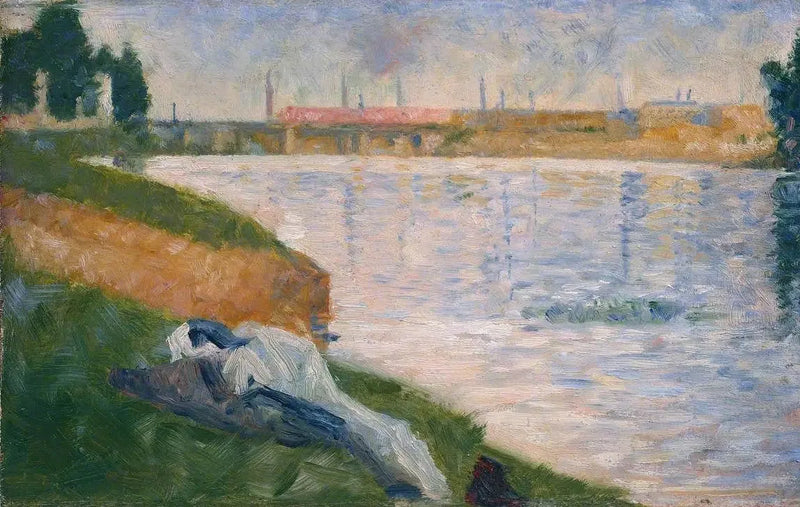 Roupas na Grama - Georges Seurat