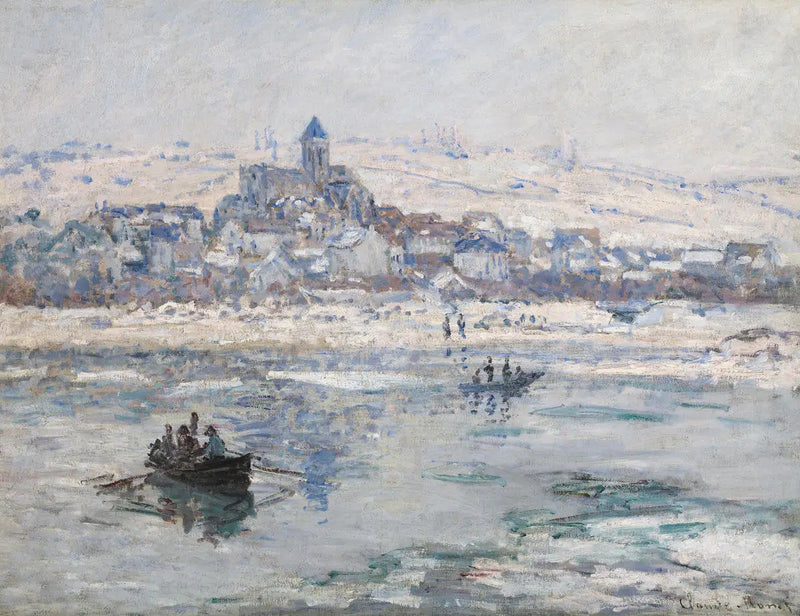 Vétheuil no inverno - Claude Monet