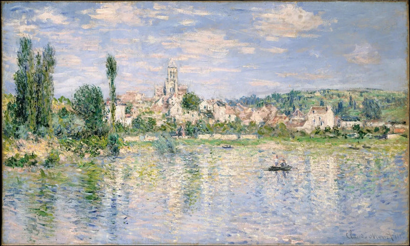 Vétheuil no verão W605 - Claude Monet