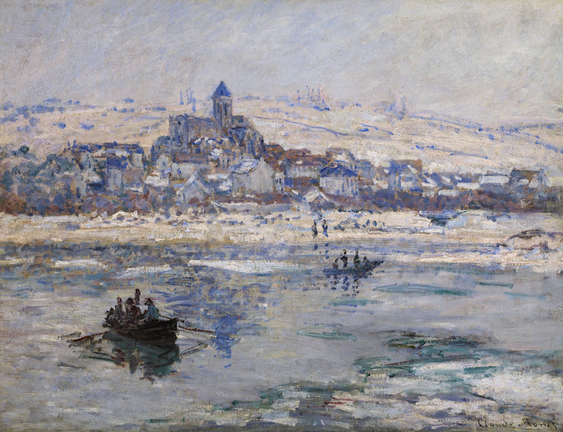 Vétheuil no inverno W507 - Claude Monet