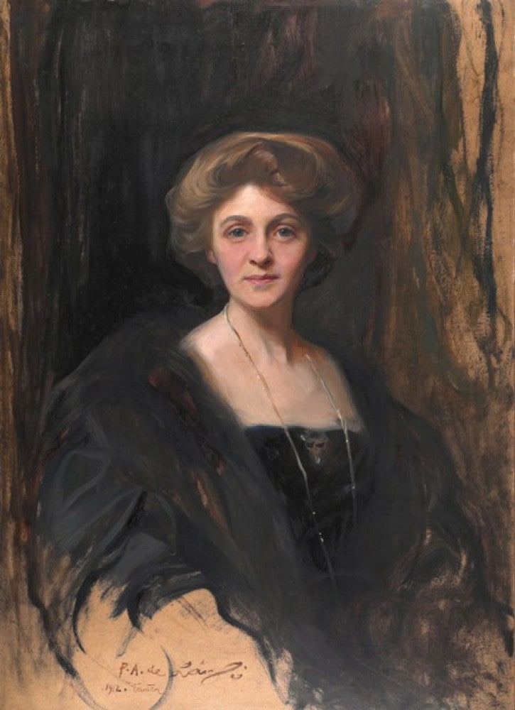 Vicomtesse Lee de Fareham - Philip de László image 1 reproduction artisanale de tableau