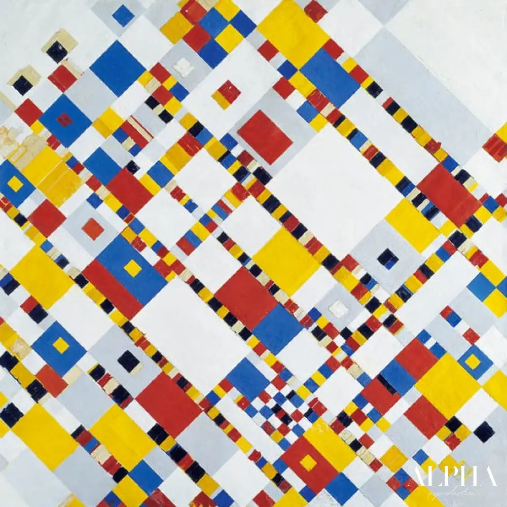 Victoire Boogie Woogie II - Mondrian - Reproductions de tableaux et peintures haut de gamme