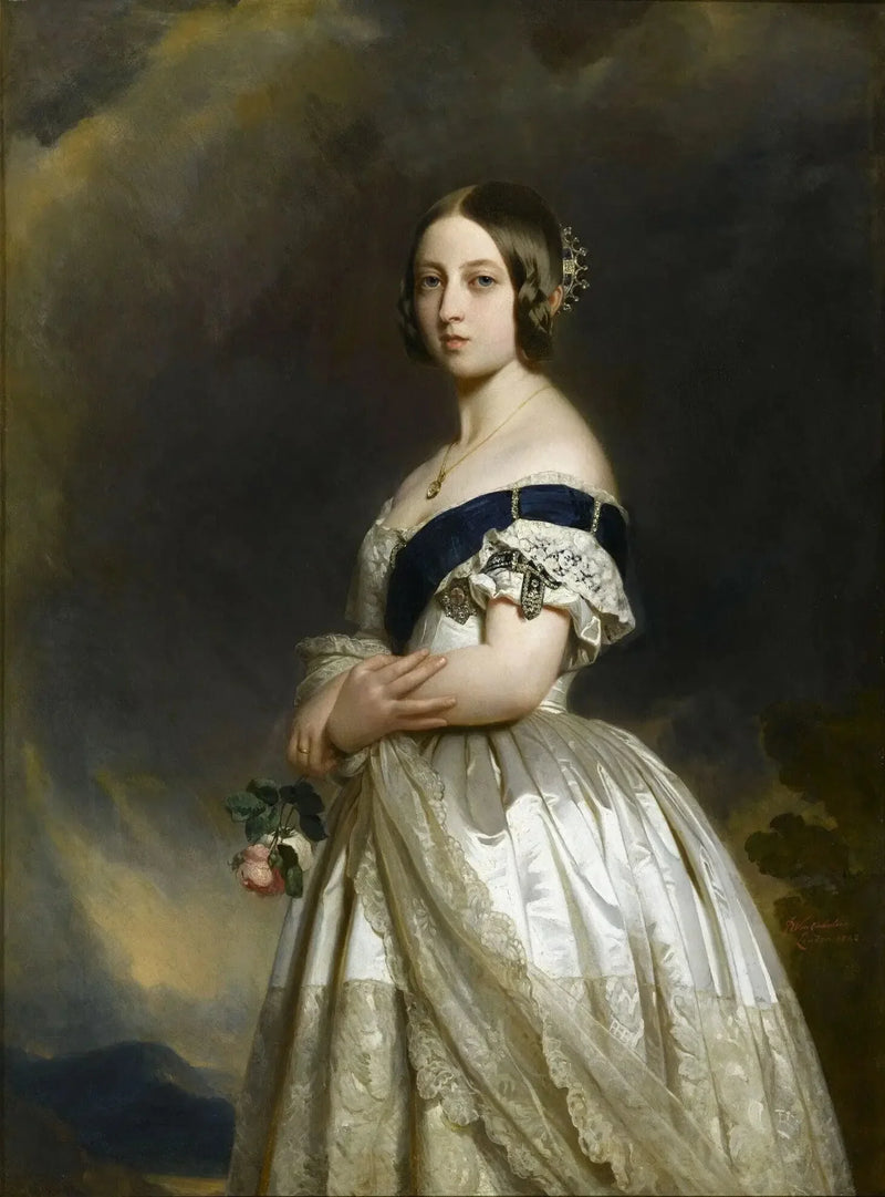 Victoria Ière, rainha da Grã-Bretanha (1819-1901) - Franz Xaver Winterhalter