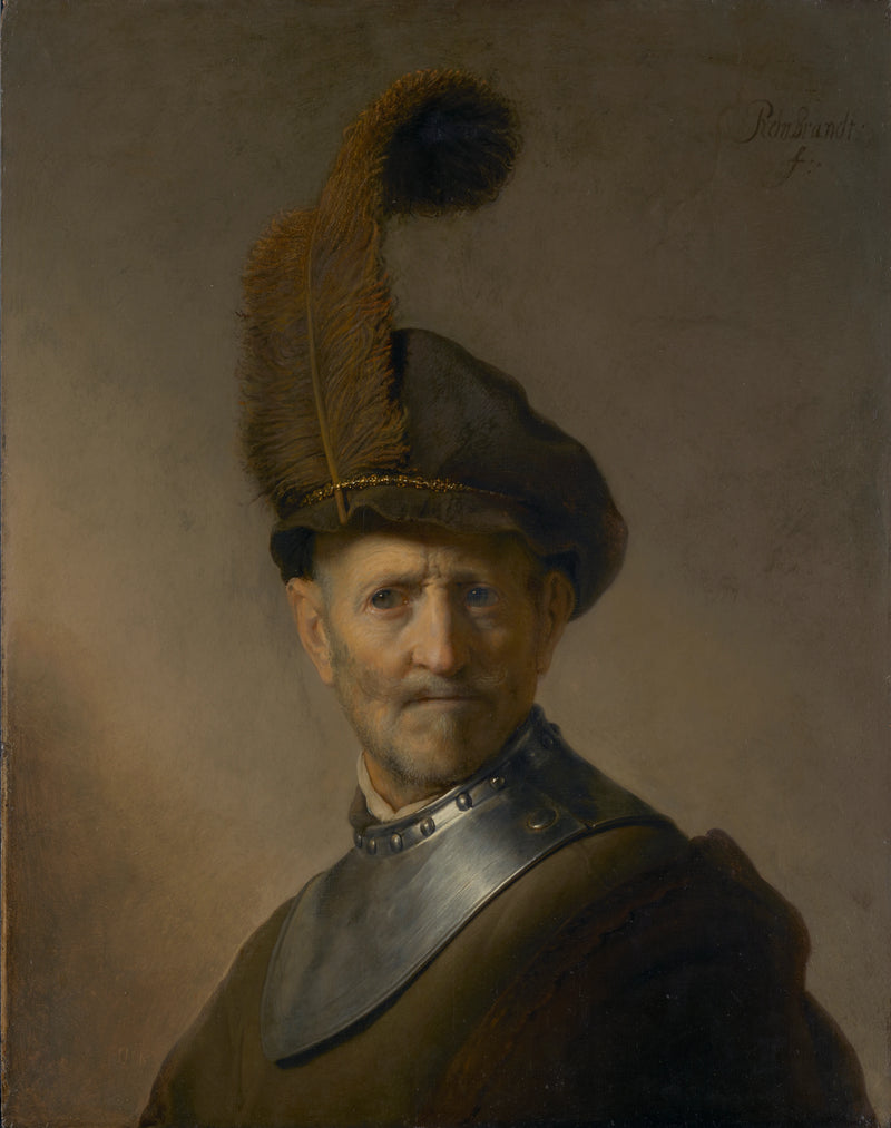 Um velho guerreiro - Rembrandt