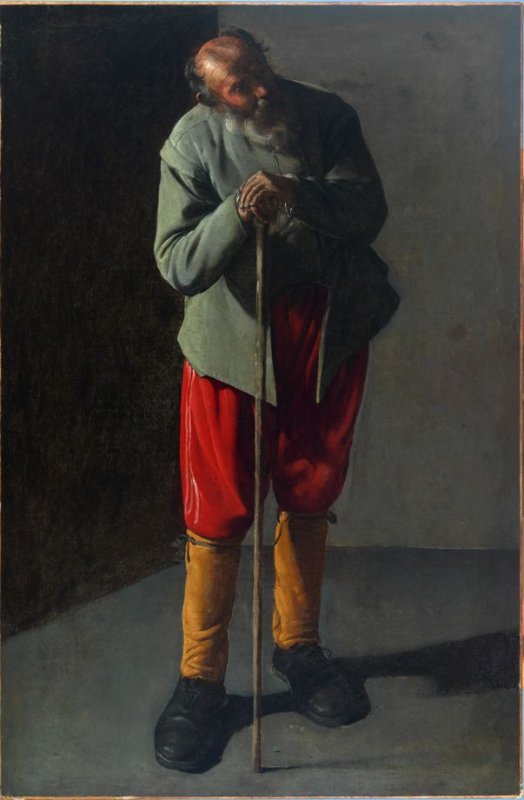 Vieillard - Georges de La Tour image 1 reproduction artisanale de tableau