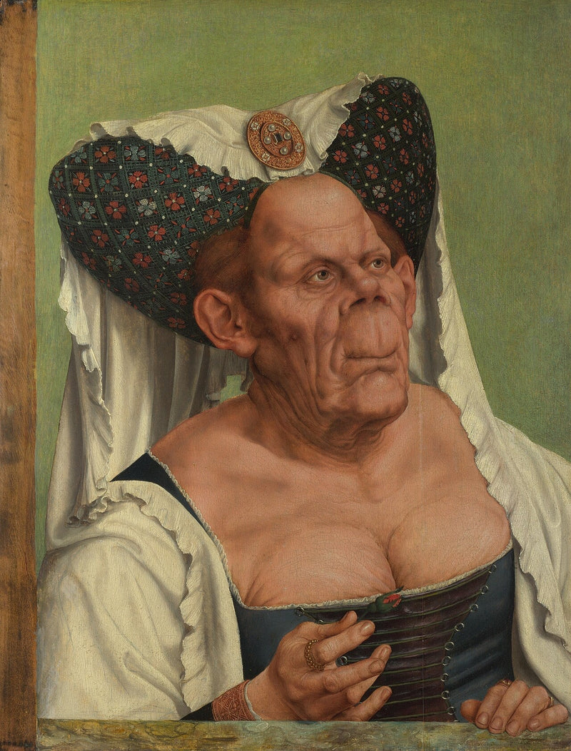 Velha Mulher grotesca - Quentin Metsys
