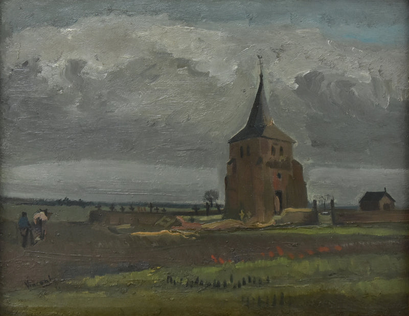 A velha torre de Nuenen - Vincent van Gogh