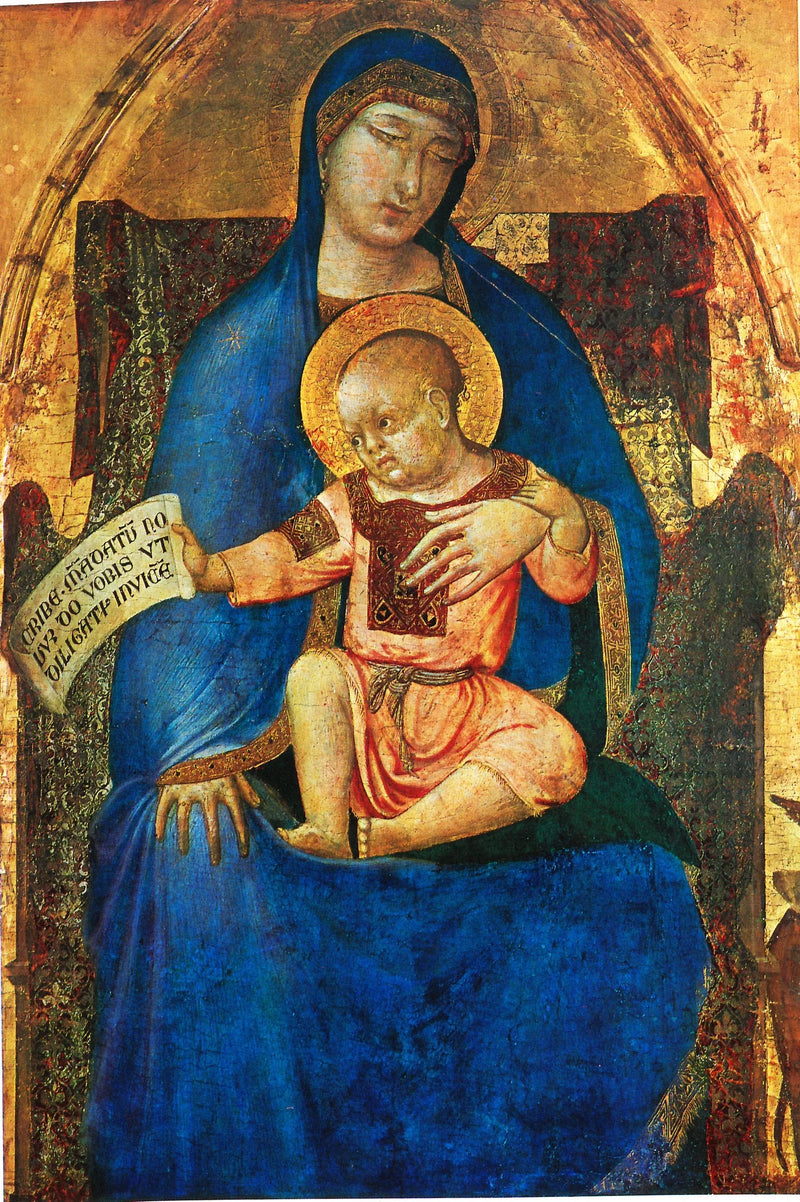 Virgem com o Menino - Ambrogio Lorenzetti