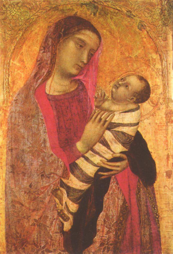 Virgem com o Menino - Ambrogio Lorenzetti