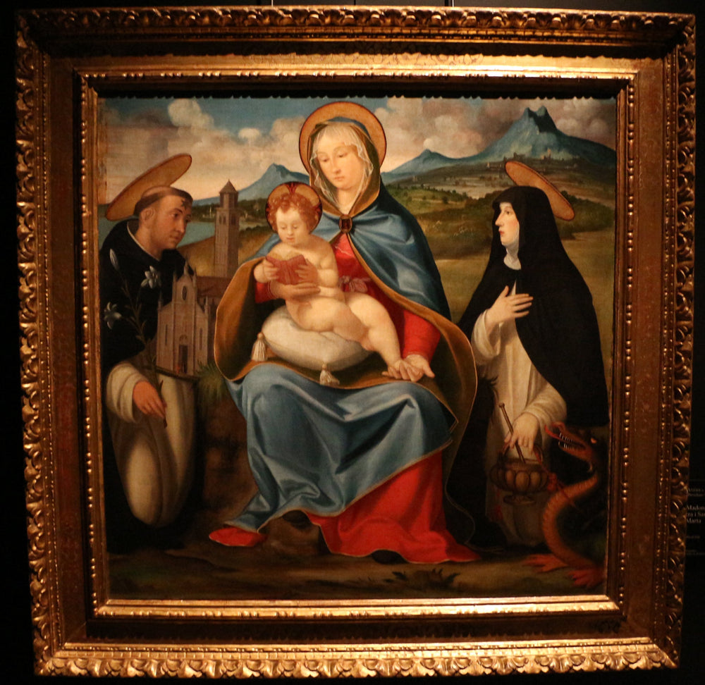Vierge à l'Enfant - Andrea Previtali image 1 copie de tableau peinte à la main