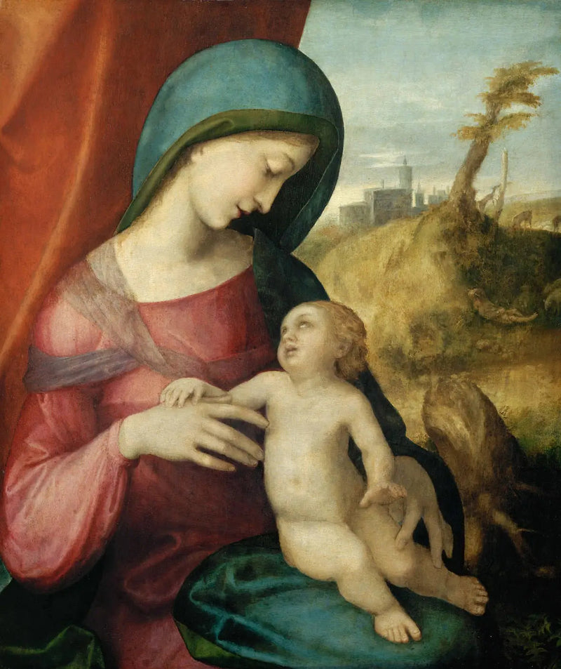 Virgem com o Menino - Antonio da Correggio