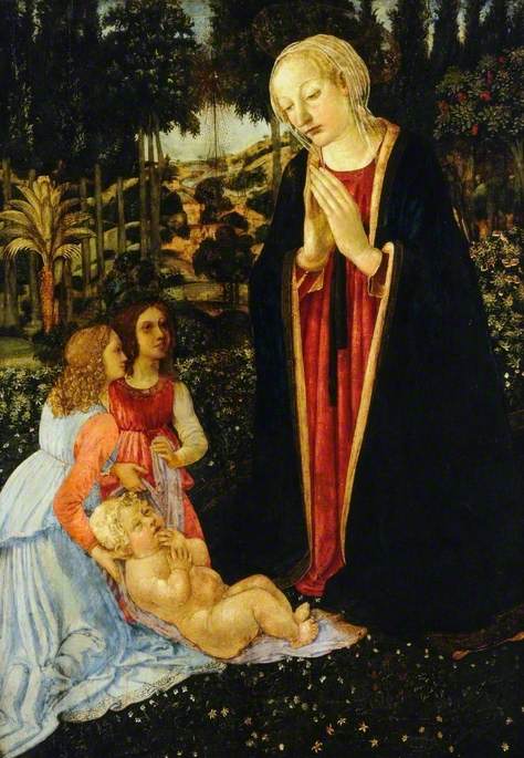 Virgem com o Menino e Anjos - Cosimo Rosselli