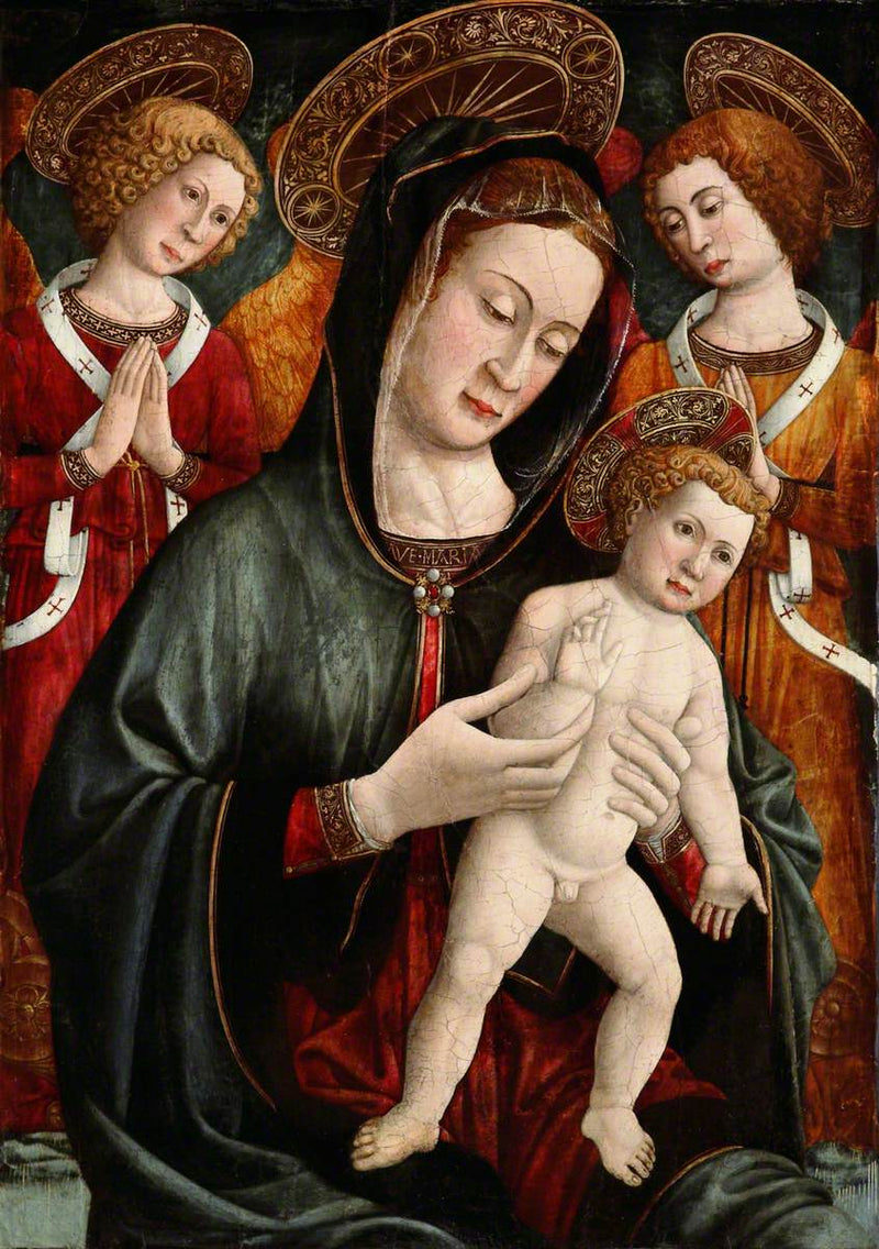 Virgem com o Menino e Anjos - Giovanni Francesco da Rimini