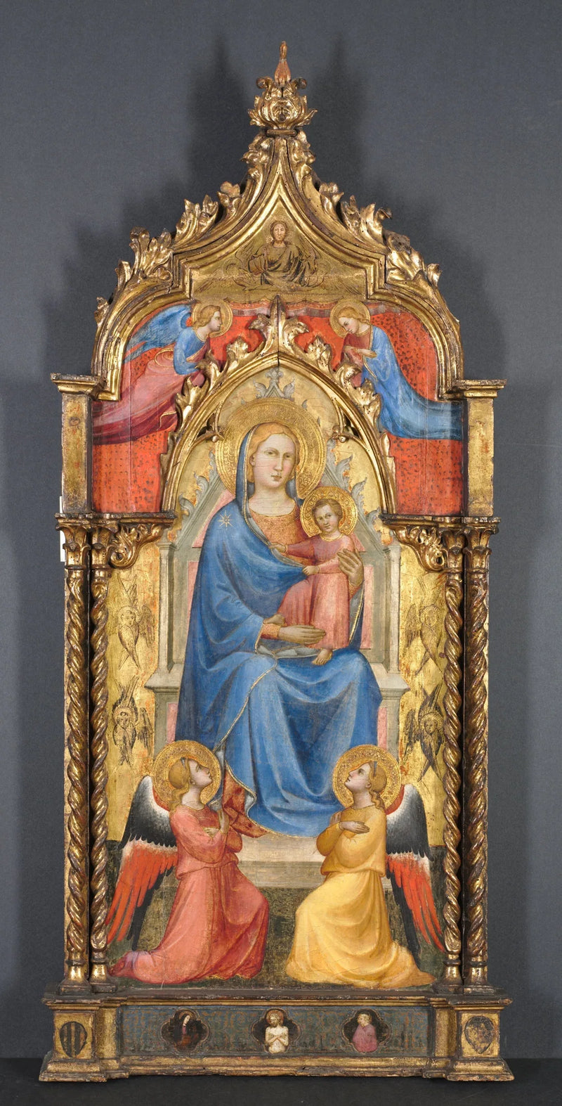 Virgem com o Menino e Anjos - Spinello Aretino