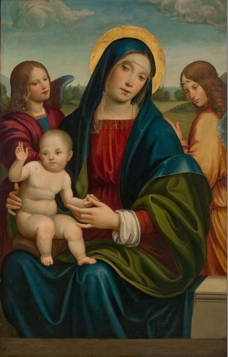 Virgem com o Menino e dois anjos - Francesco Francia