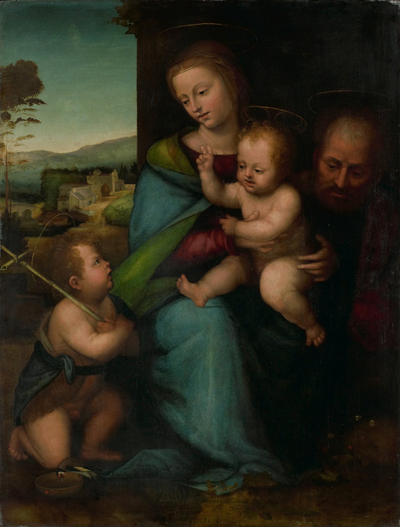 Virgem com o Menino e os santos Estêvão e João Batista - Fra Bartolomeo