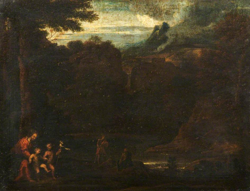 Virgem com o Menino e São João - Domenichino