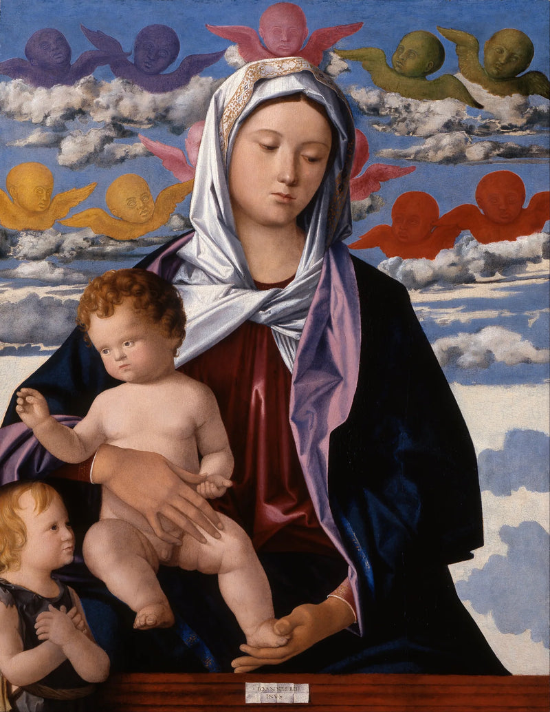 Virgem com o Menino e São João Batista - Giovanni Bellini
