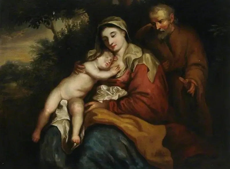 Virgem com o Menino e São José - Antoine van Dyck