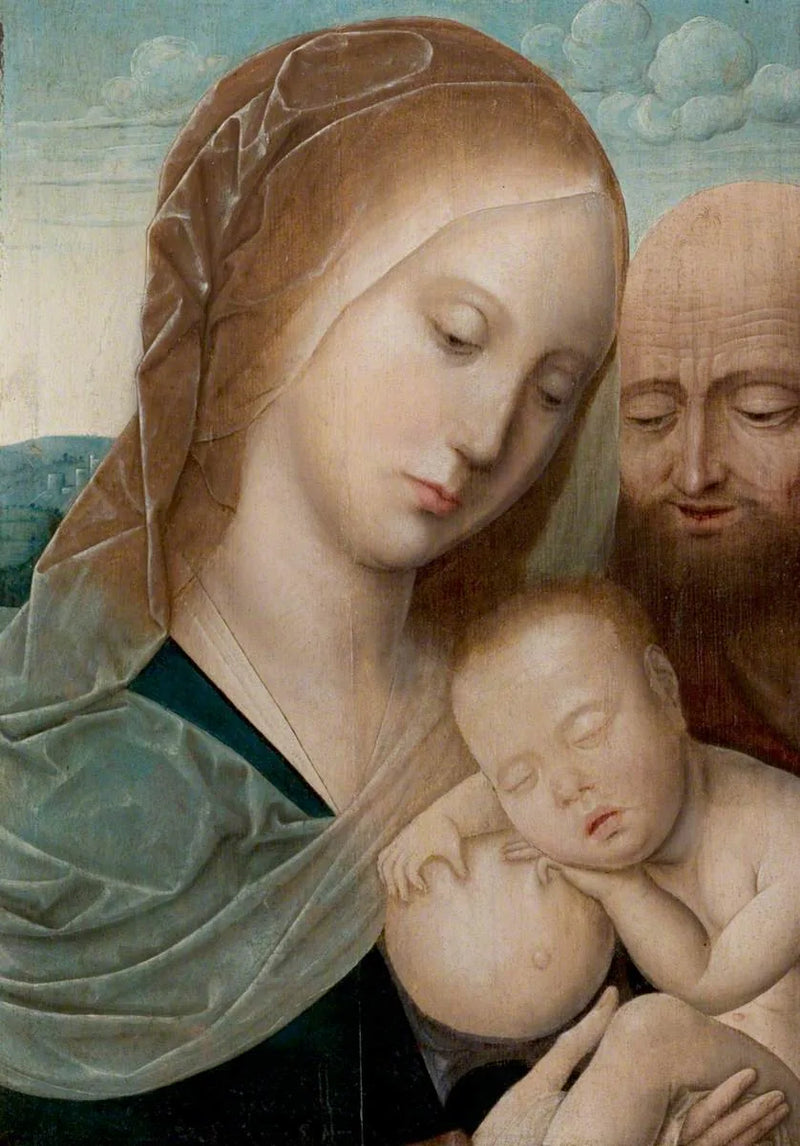 Virgem com o Menino e São José - Joos van Cleve