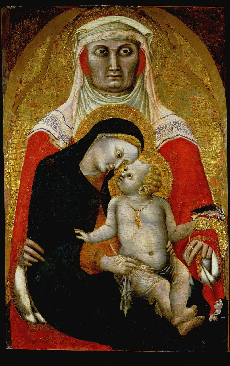 Virgem com o Menino e Santa Ana - Francesco Traini