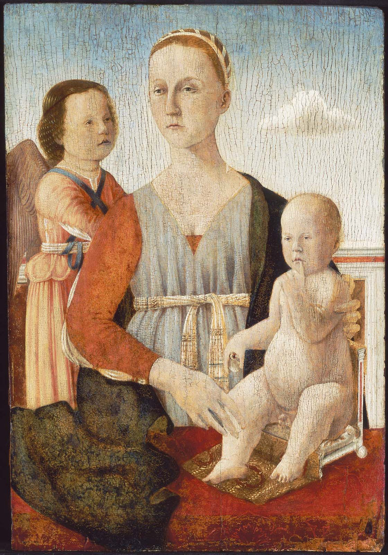 Virgem com o Menino e um anjo - Luca Signorelli