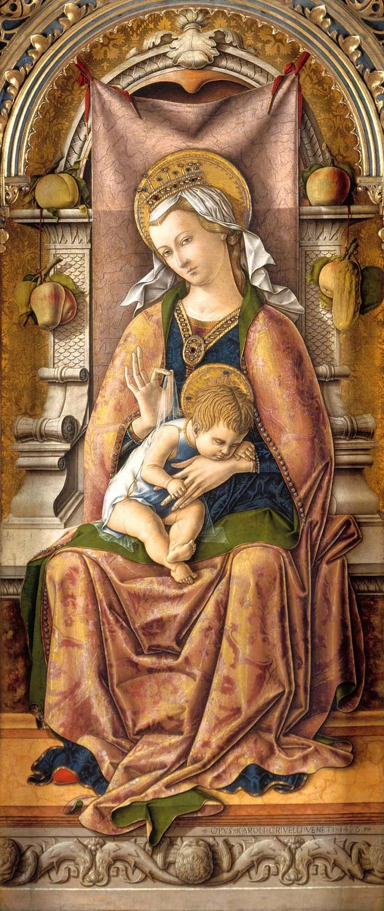 Virgem com o Menino - Carlo Crivelli