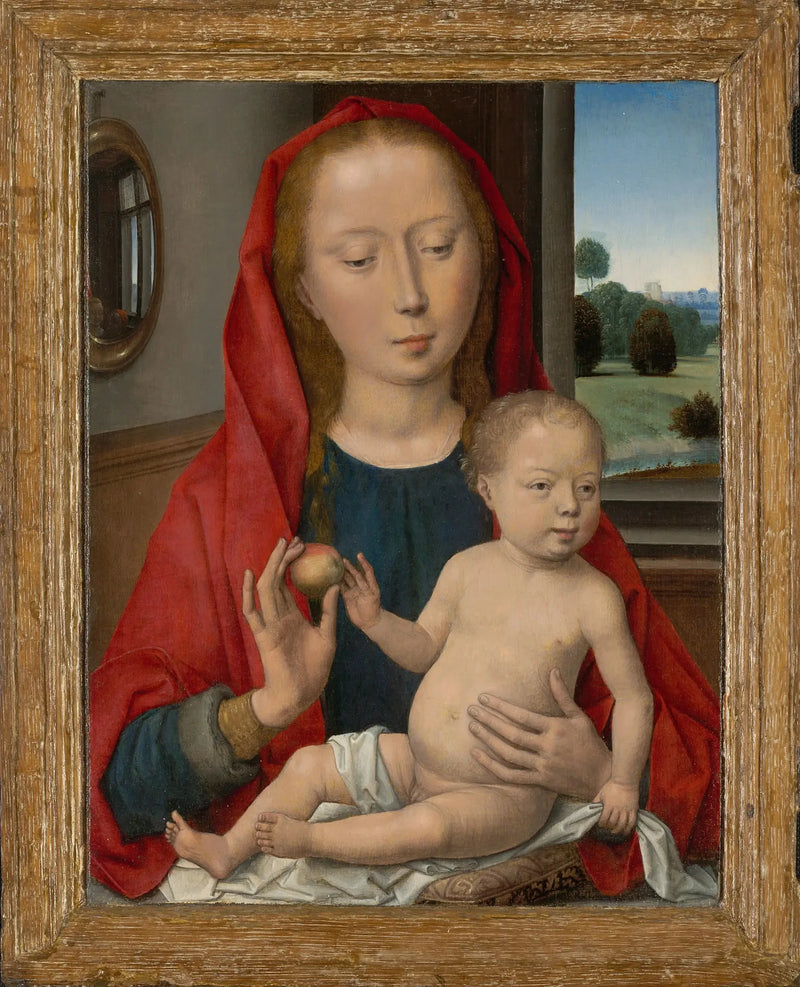 Virgem com o Menino (Chicago) - Hans Memling