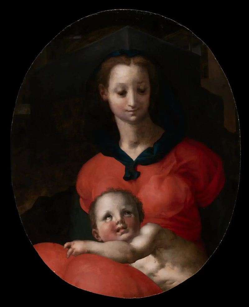 Virgem com o Menino, conhecida como Madonna del Livro - Pontormo
