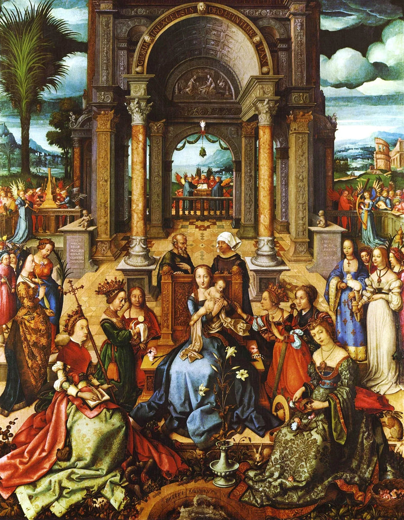 Virgem com o Menino de Hans Holbein, Museu Nacional de Arte Antiga - Hans Holbein o Velho
