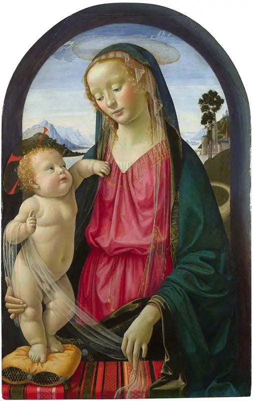 Virgem com o Menino - Domenico Ghirlandaio