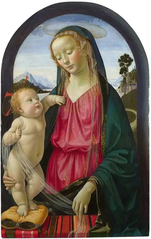 Virgem com o Menino - Domenico Ghirlandaio